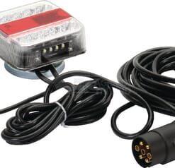 Juego de luces LED 12 V magnéticas 7,5 m de cable