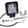 Luz de trabajo LED, 8 W, 720 lm, cuadrada, 10 / 12 / 24 / 30 V, 70 x 70 mm, proyector, Kramp 8 Luz de trabajo LED, 8 W, 720 lm, cuadrada, 10 / 12 / 24 / 30 V, 70 x 70 mm, proyector, Kramp