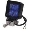 Luz de trabajo LED, 8 W, 720 lm, cuadrada, 10 / 12 / 36 V, azul, 70 x 70 mm, proyector, Kramp