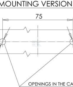 Luz de galibó Dcha. LED, 12-24 V, 125,5 x 148,5 x 48,6 mm, Kramp