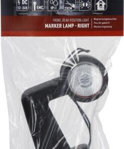 Luz de galibó Dcha. LED, 12-24 V, 125,5 x 148,5 x 48,6 mm, Kramp