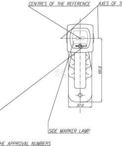 Luz de galibó Izda. LED, 12-24 V, 114 x 135 x 37 mm, Kramp 16 Luz de galibó Izda. LED, 12-24 V, 114 x 135 x 37 mm, Kramp