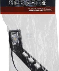 Luz de galibó Izda. LED, 12-24 V, 165 x 187 x 37 mm, Kramp
