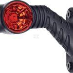 Luz de galibó Izda. LED, 0,7 / 1,4 W, 12-24 V, blanca/naranja/roja 110 x 55 x 125 mm, 3 LED
