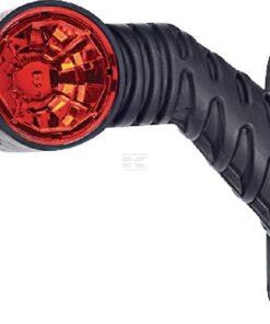 Luz de galibó Izda. LED, 0,7 / 1,4 W, 12-24 V, blanca/naranja/roja 110 x 55 x 125 mm, 3 LED, Kramp