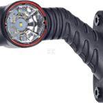 Luz de galibó Dcha. LED, 0,7 / 1,4 W, 12-24 V, blanca/naranja/roja, 110 x 55 x 125 mm, 3 LED