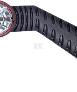 Luz de galibó Dcha. LED, 0,7 / 1,4 W, 12-24 V, blanca/naranja/roja, 125 x 55 x 175 mm, 3 LED, Kramp