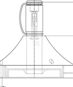 Soporte plano para girofaro