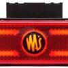 Luz galibó LED, roja, rectangular, 12-24 V, 133,8 x 53 x 25 mm, "SAFETY LINE", Kramp 19 Luz galibó LED, roja, rectangular, 12-24 V, 133,8 x 53 x 25 mm, "SAFETY LINE", Kramp