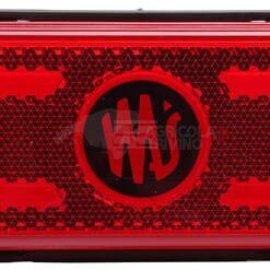 Luz galibó LED, roja, rectangular, 12-24 V, 133,8 x 53 x 25 mm, 