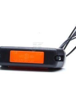 Luz de posición delantera/trasera/lateral LED, rectangular, 12-24V, 90x28x35.5 mm