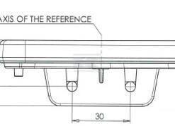 Luz de galibó LED, rectangular, 12-24 V, 105,4 x 45 x 11,8 mm, Jaeger, Kramp 11 Luz de galibó LED, rectangular, 12-24 V, 105,4 x 45 x 11,8 mm, Jaeger, Kramp