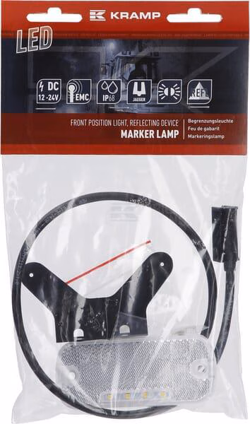 Luz de galibó LED, rectangular, 12-24 V, 105,4 x 45 x 11,8 mm, Jaeger, Kramp 3 Luz de galibó LED, rectangular, 12-24 V, 105,4 x 45 x 11,8 mm, Jaeger, Kramp