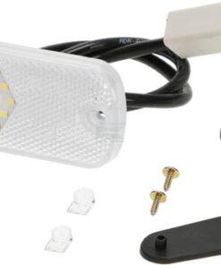 Luz de galibó LED, rectangular, 12-24 V, 105,4 x 45 x 11,8 mm, Jaeger, Kramp