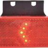Luz de galibó LED, rectangular, 12-24 V, 105,4 x 45 x 11,8 mm, Kramp