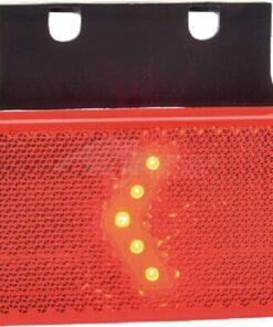 Luz de galibó LED, rectangular, 12-24 V, 105,4 x 45 x 11,8 mm, Kramp