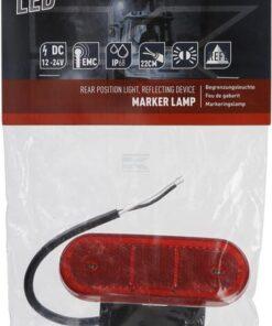 Luz de galibó LED, rectangular, 12-24 V, 114 x 40 x 25 mm, Kramp 21 Luz de galibó LED, rectangular, 12-24 V, 114 x 40 x 25 mm, Kramp
