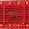 Luz de galibó LED, rectangular, 12-24 V, 114 x 40 x 25 mm, Kramp