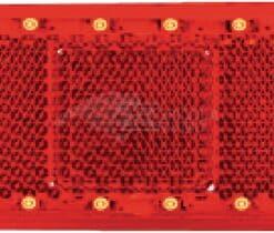 Luz de galibó LED, rectangular, 12-24 V, 114 x 40 x 25 mm, Kramp