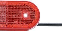 Luz de galibó LED, rectangular, 12-24 V, 114 x 40 x 25 mm, Kramp