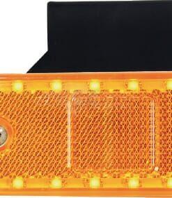 Luz de galibó LED, rectangular, 12-24 V, 114 x 40 x 25 mm, Kramp