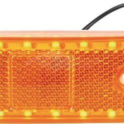 Luz de galibó LED, rectangular, 12-24 V, 114 x 40 x 25 mm, Kramp