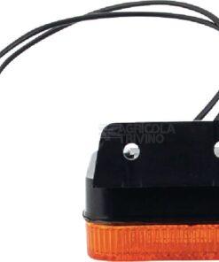 Luz de galibó LED, cuadrada, 12-24 V, 65 x 65 x 28 mm, Kramp