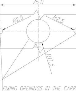 Luz de galibó LED, rectangular, 12-24 V, 113,5 x 40 x 26,5 mm, Kramp