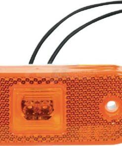 Luz de galibó LED, rectangular, 12-24 V, 113,5 x 40 x 26,5 mm, Kramp