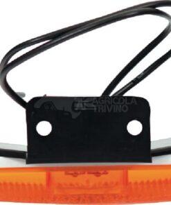 Luz de galibó LED, rectangular, 12-24 V, 113,5 x 40 x 26,5 mm, Kramp