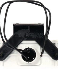 Luz de galibó LED, rectangular, 12-24 V, 113,5 x 40 x 26,5 mm, Kramp