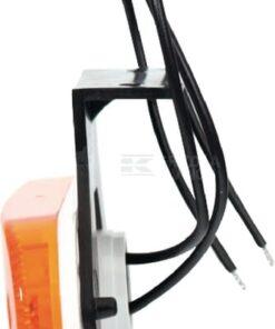 Luz de galibó LED, rectangular, 12-24 V, 113,5 x 40 x 26,5 mm, Kramp