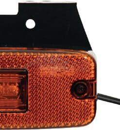 Luz de galibó LED, rectangular, 12-24 V, 111 x 50,5 x 23 mm, Kramp