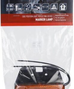Luz de galibó LED, rectangular, 12-24 V, 111 x 50,5 x 23 mm, Kramp