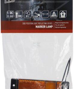 Luz de galibó LED, rectangular, 12-24 V, 130 x 32 x 20,5 mm, Kramp 15 Luz de galibó LED, rectangular, 12-24 V, 130 x 32 x 20,5 mm, Kramp