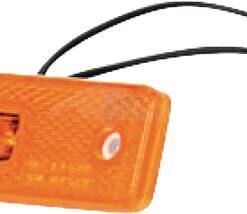 Luz de galibó LED, rectangular, 12-24 V, 98 x 31,5 x 25 mm, Kramp