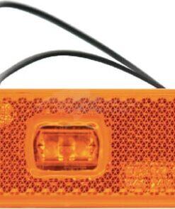 Luz de galibó LED, rectangular, 12-24 V, 98 x 31,5 x 25 mm, Kramp