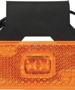 Luz de galibó LED, rectangular, 12-24 V, 98 x 31,5 x 25 mm, Kramp