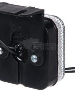 Luz de galibó LED, cuadrada, 12-24 V, 65 x 65 x 28 mm, Kramp