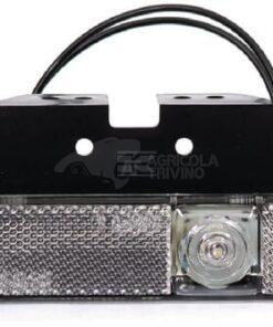Luz de galibó LED, rectangular, 12-24 V, 130 x 57 x 43 mm, Kramp