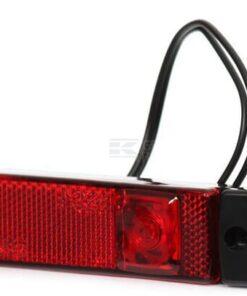 Luz de galibó LED, rectangular, 12-24 V, 130 x 32 x 20 mm, Kramp