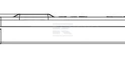 Luz de galibó LED, rectangular, 12-24 V, 130 x 32 x 20 mm, Kramp