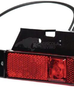 Luz de galibó LED, rectangular, 12-24 V, 130 x 57 x 43 mm, Kramp
