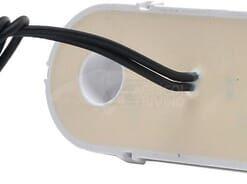Luz marcadora LED, rectangular, 12 - 24 V, 124 x 49 x 20 mm, Kramp