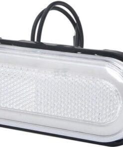 Luz marcadora LED, rectangular, 12 - 24 V, 124 x 49 x 20 mm, Kramp