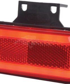 Luz marcadora LED, rectangular, 12 - 24 V, 124 x 49 x 20 mm, Kramp