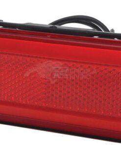 Luz marcadora LED, rectangular, 12 - 24 V, 124 x 49 x 20 mm, Kramp
