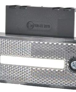 Luz marcadora LED, rectangular, 12 - 24 V, 115,3 x 41,3 x 20 mm, Kramp