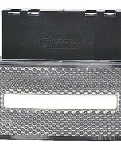 Luz marcadora LED, rectangular, 12 - 24 V, 115,3 x 41,3 x 20 mm, Kramp