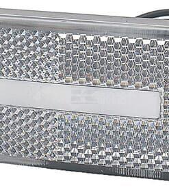 Luz marcadora LED, rectangular, 12 - 24 V, 115,3 x 41,3 x 20 mm, Kramp
